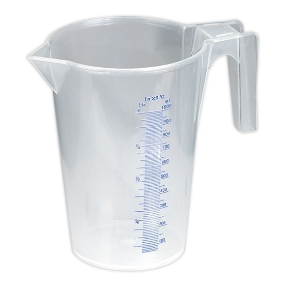 Measuring Jug Translucent 1ltr Sealey Part No. JT1000