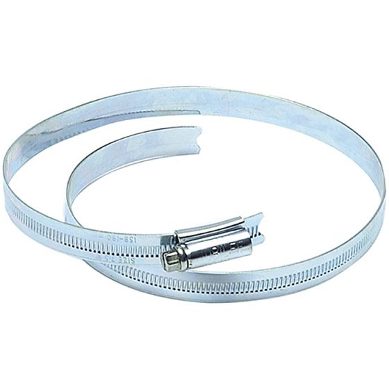 8.1/2in Zinc Protected Hose Clip 184 - 216mm (7.1/4 - 8.1/2in) by Jubilee - (Each)