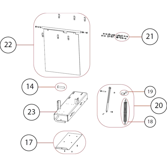 Cutting Head Assembly for Norton Clipper Jumbo-651-230V Table Saw