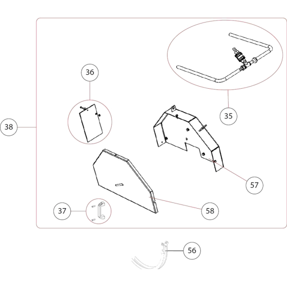 Blade Guard Assembly for Norton Clipper Jumbo-651-230V Table Saw