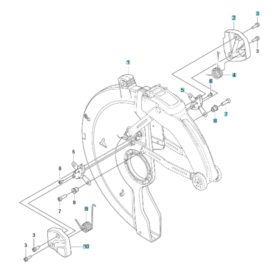 Blade Guard for Husqvarna K1270 II