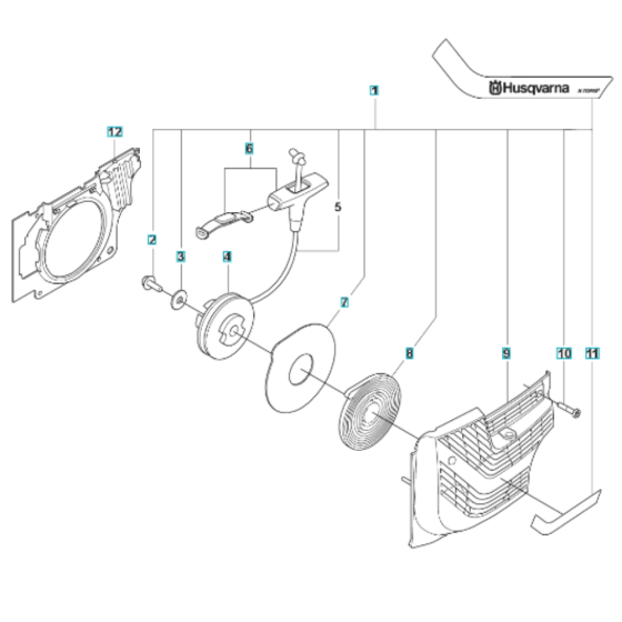 Starter Assembly for K1270 II