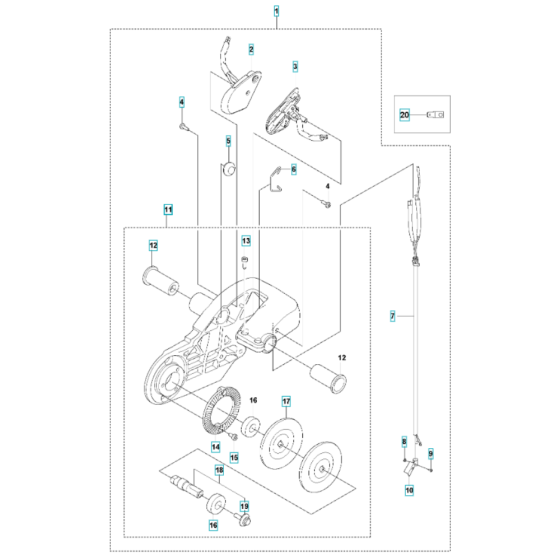 Housing Assembly for K1270 Rail II