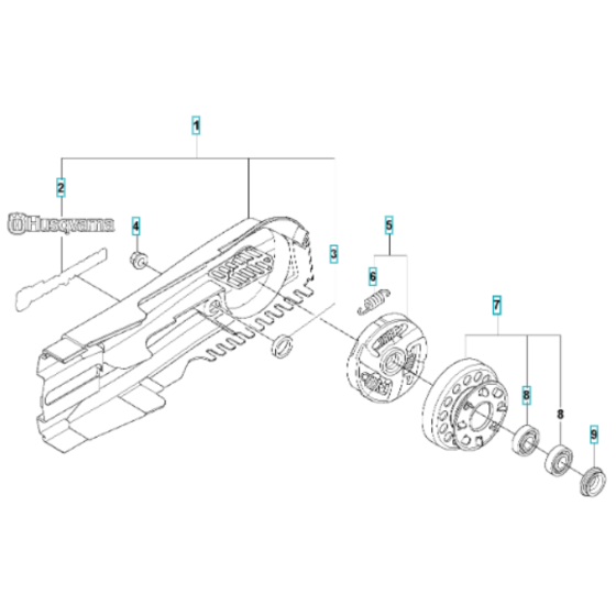 Belt Guard for Husqvarna K1270