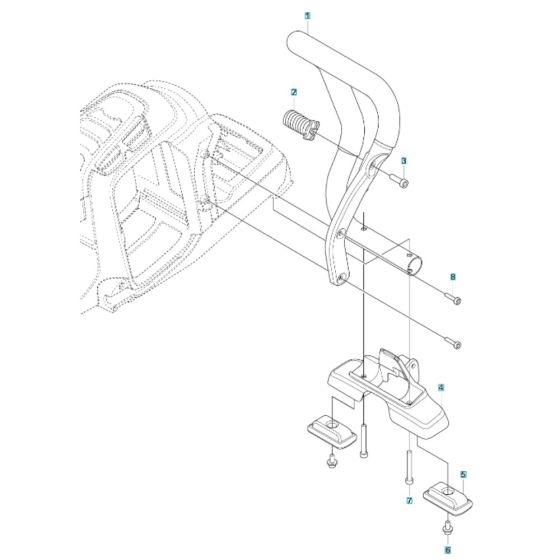 Front Handle for Husqvarna K1
