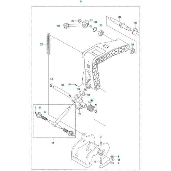 Rail Fixture for Husqvarna K1