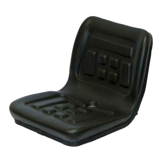 General Purpose Mini Excavator Seat K2 with Switch