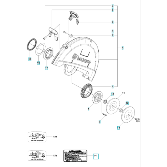 Blade Guard for Husqvarna K760 II