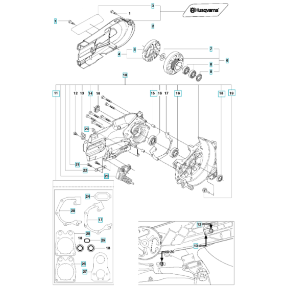 Crankcase Assembly for K760 II