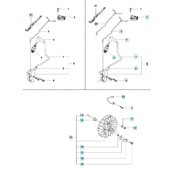 Ignition Assembly for Husqvarna K760 II