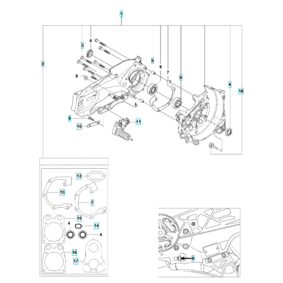 Crankcase Assembly for K770