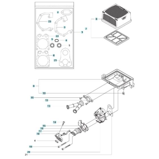 Air Filter for Husqvarna K770