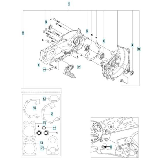 Crankcase Assembly for K770 VAC