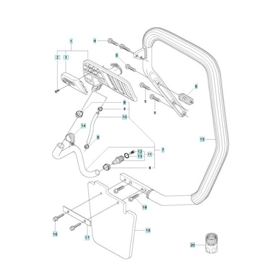 Handle Assembly for K950 Cutter