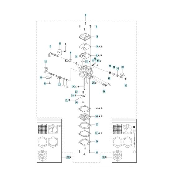 Carburettor Assembly for K960