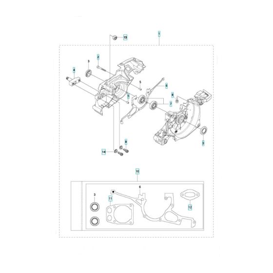 Crankcase Assembly for K970