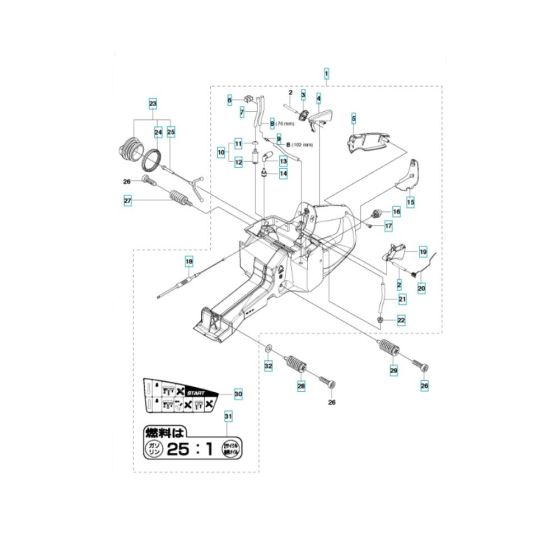 Fuel Tank Assembly for K970