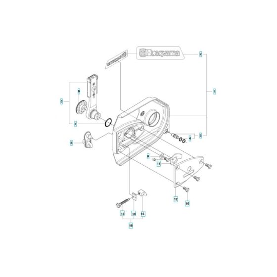 Clutch Cover for Husqvarna K970