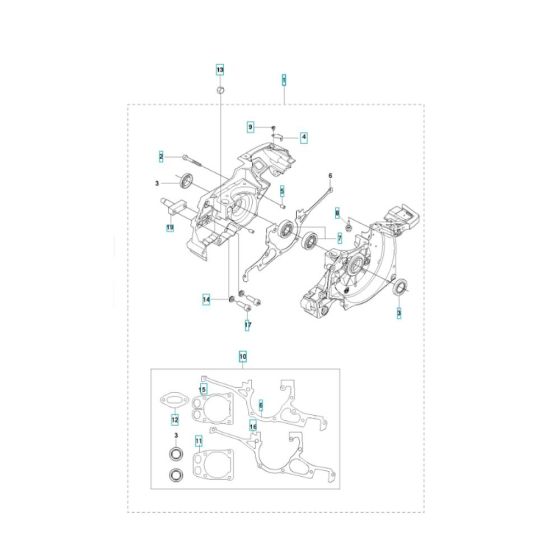 Crankcase Assembly for K970
