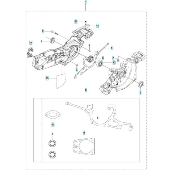 Crankcase Assembly for K970