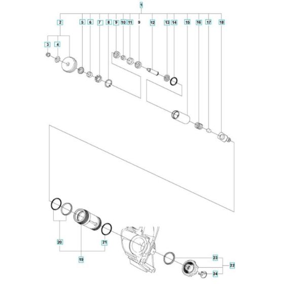 Guide Assembly for Husqvarna K970
