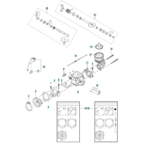 Carburettor Assembly for K970