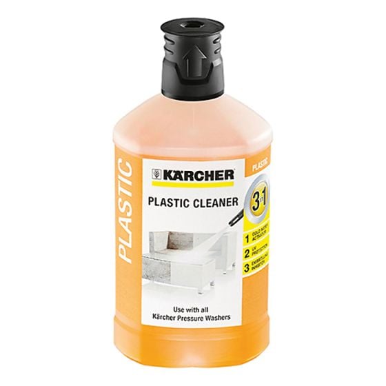 Plastic Cleaner 3-In-1 Plug & Clean (1 Litre) by Karcher - 6.295-758.0