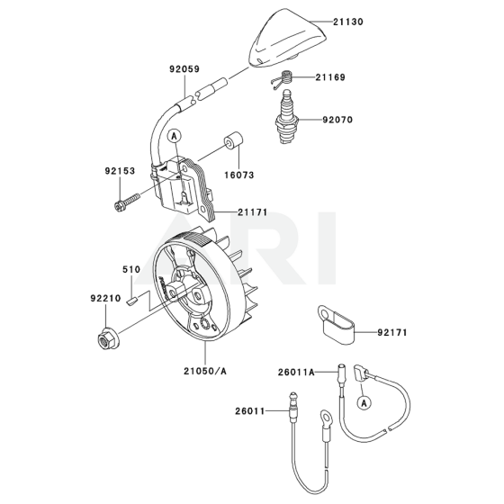 Electric Equipment for Kawasaki KBL27A Brushcutter