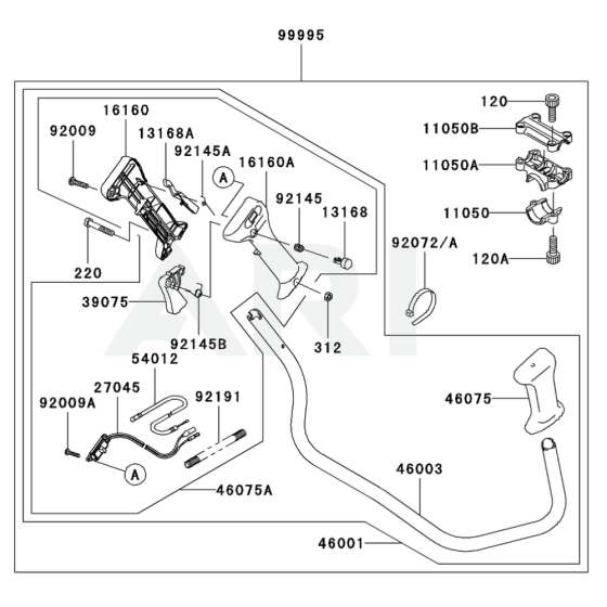 Optional Parts for Kawasaki KBL34A Brushcutter