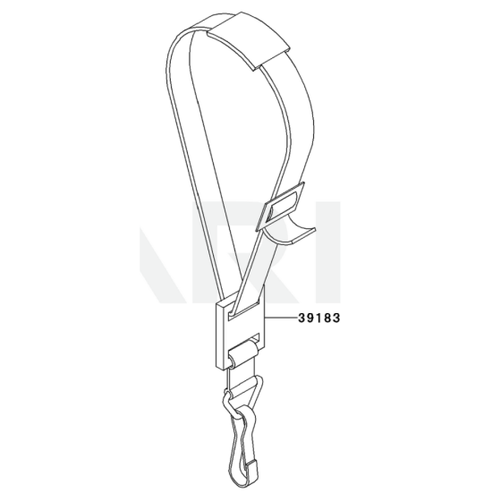 Hanger for Kawasaki KBL35B Brushcutter