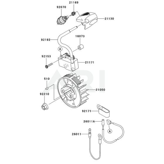 Electric Equipment for Kawasaki KEL27B Edgers