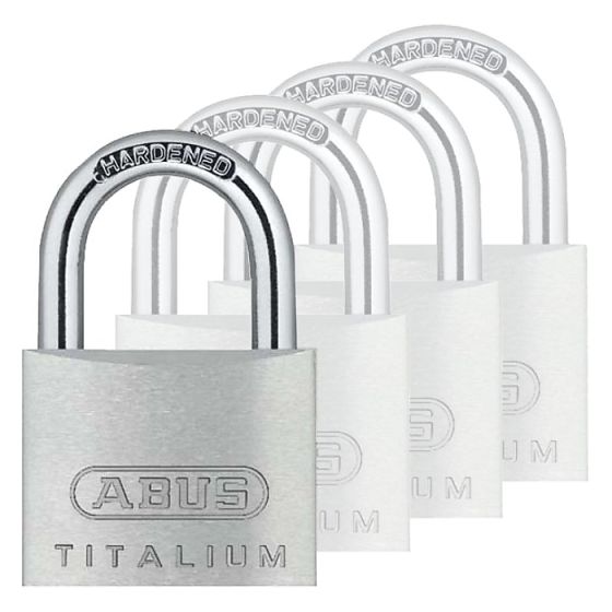 Keyed Alike 64TI Series Titalium Padlocks