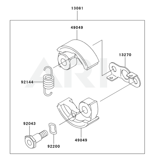 P.T.O Equipment for Kawasaki KGT26AC String Trimmers