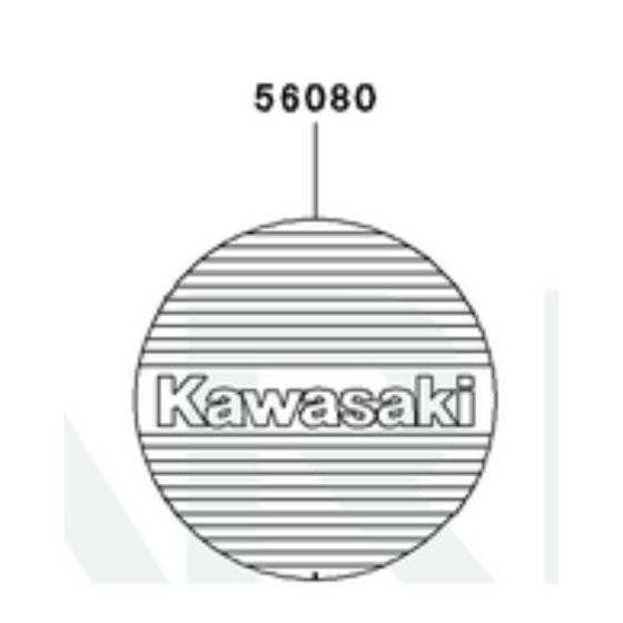 Label for Kawasaki KGT27A String Trimmers