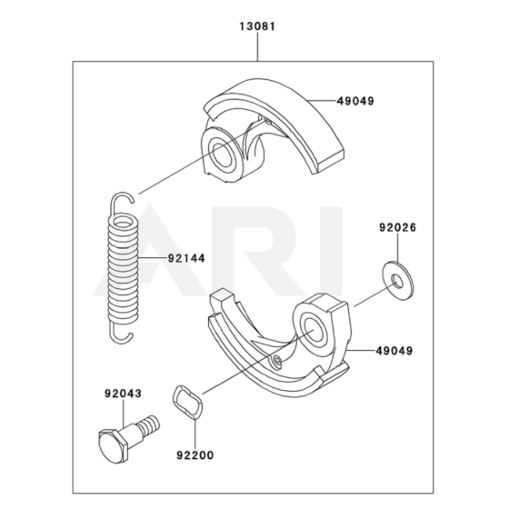 P.T.O Equipment for Kawasaki KGT35B String Trimmers