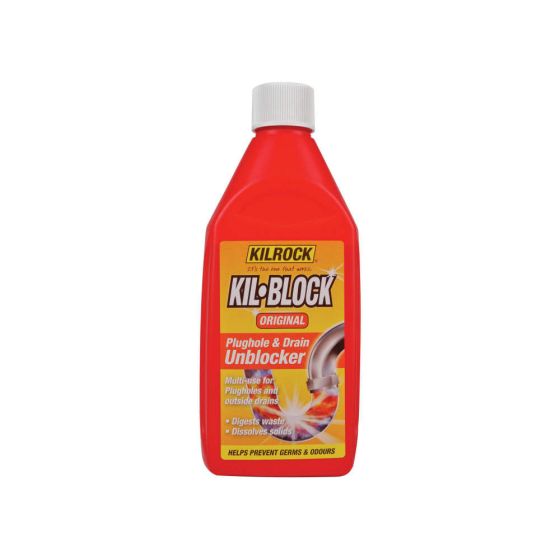Kil-Block Original Plughole & Drain Unblocker 500ml
