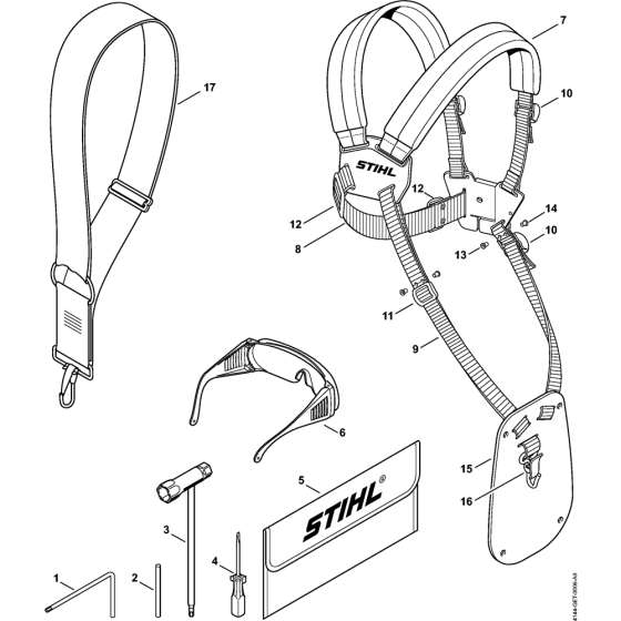 Tools, Extras for Stihl KM56C KM56RC KombiEngine