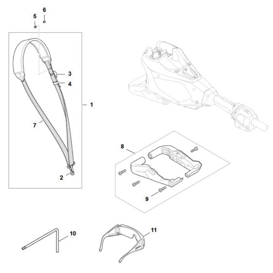 Tools Assembly for Stihl KMA 200R