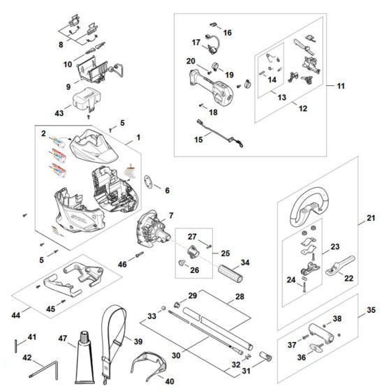 Main Assembly for Stihl KMA 80R