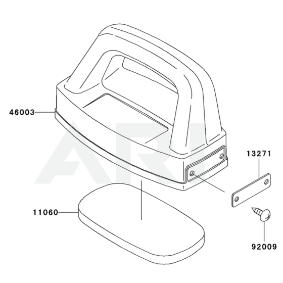 Handle for Kawasaki KRB400A Blower