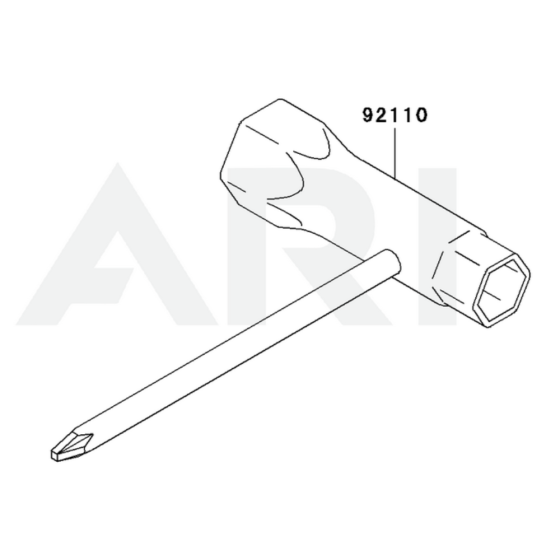 Tool for Kawasaki KRB450BC Blower