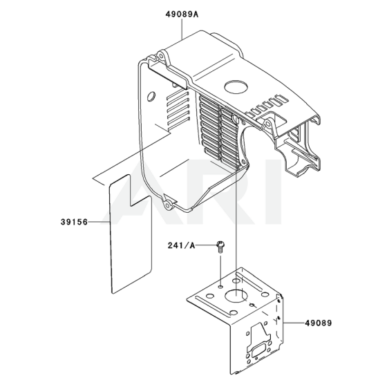 Cooling Equipment for Kawasaki KRB650B Blower