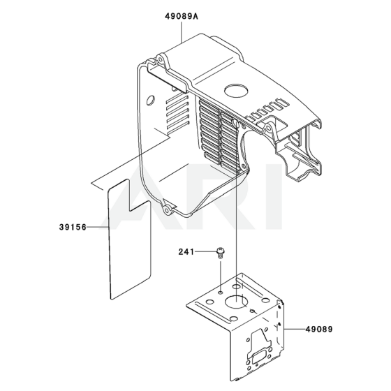 Cooling Equipment for Kawasaki KRB650BC Blower