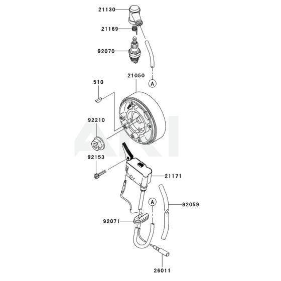 Electric Equipment for Kawasaki KRB650BC Blower