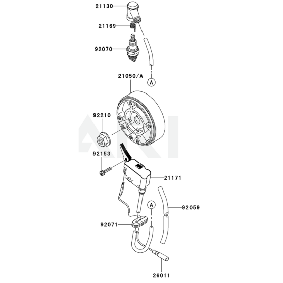 Electric Equipment for Kawasaki KRB750B Blower