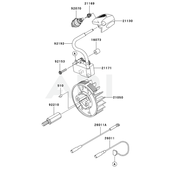 Electric Equipment for Kawasaki KRH300AC Blower