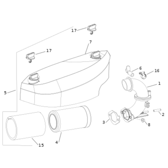 Knob, Air Cleaner Cover for Kohler KS540 Engines