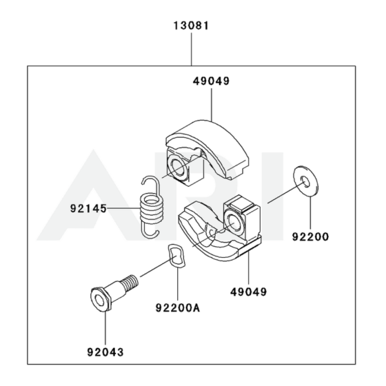 P.T.O Equipment for Kawasaki KTF27A String Trimmers