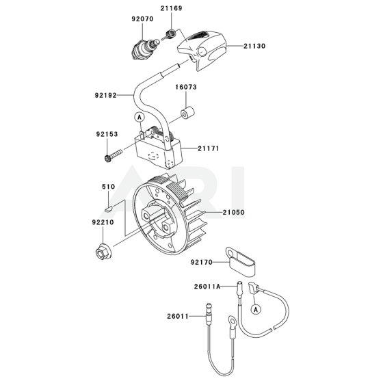 Electric Equipment for Kawasaki KTF27AC String Trimmers