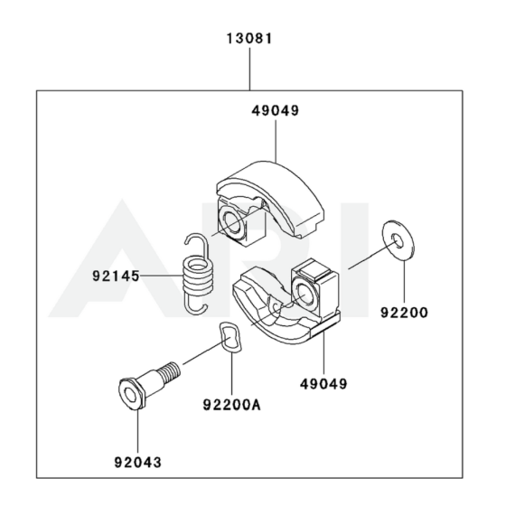 P.T.O Equipment for Kawasaki KTF27B String Trimmers